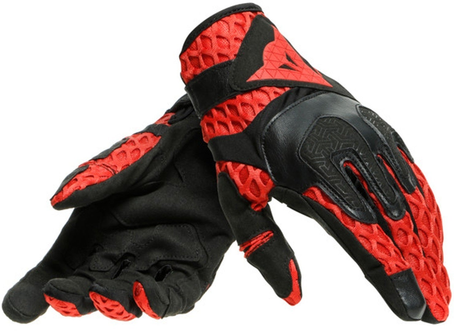 Dainese Air-Maze Unisex motorcykelhandsker sort/rød L Figur 1