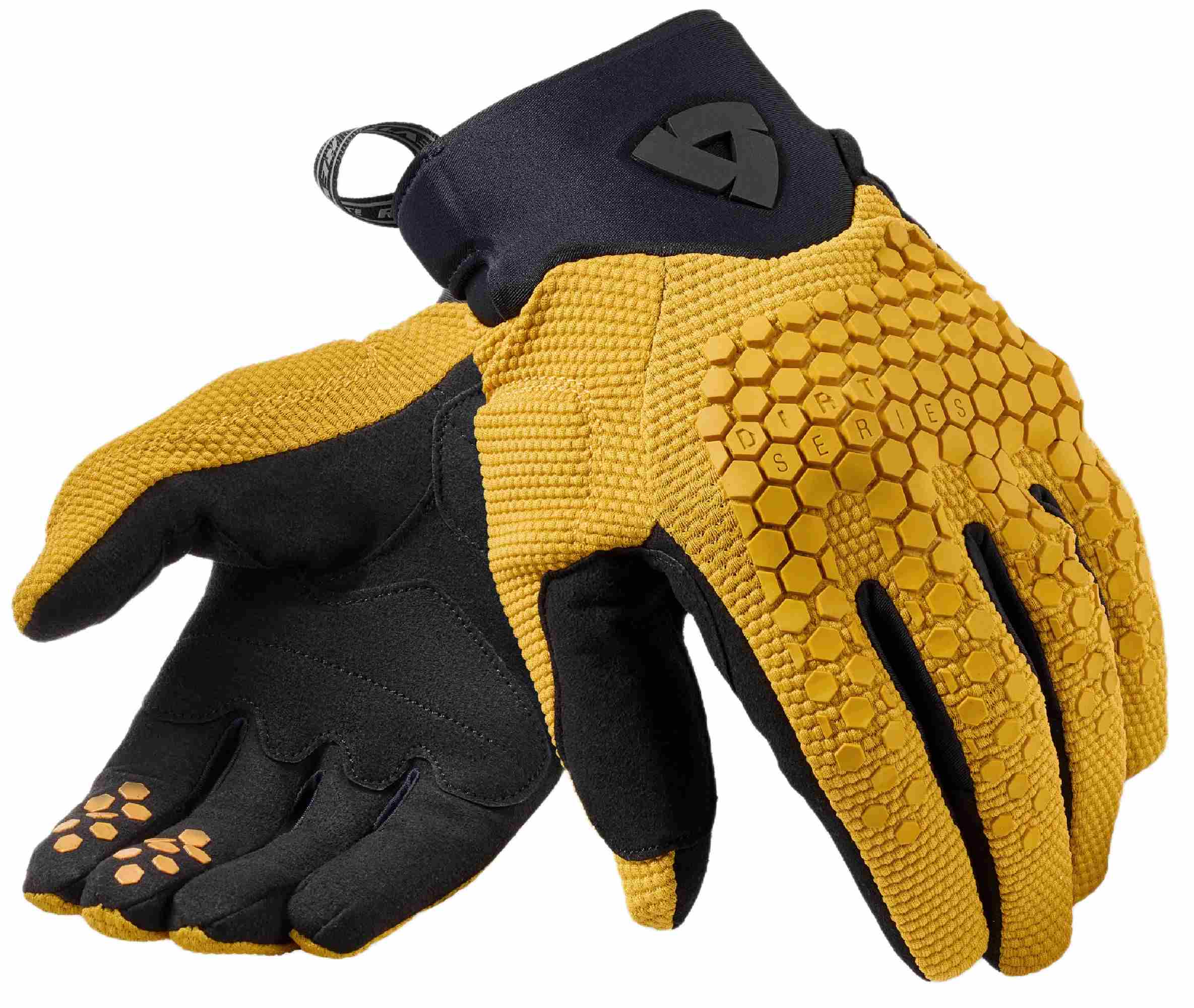 Revit Massif Motorradhandschuhe gelb L Abbildung 1