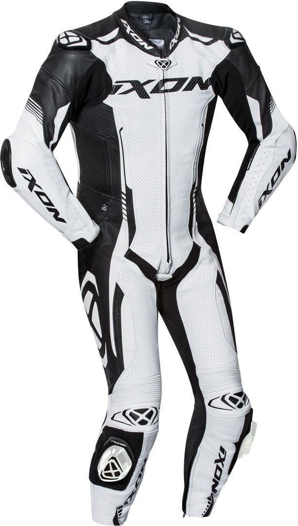 Ixon Vortex 2 One Piece Motorcycle Leather Suit white/black 2XL Figure 1