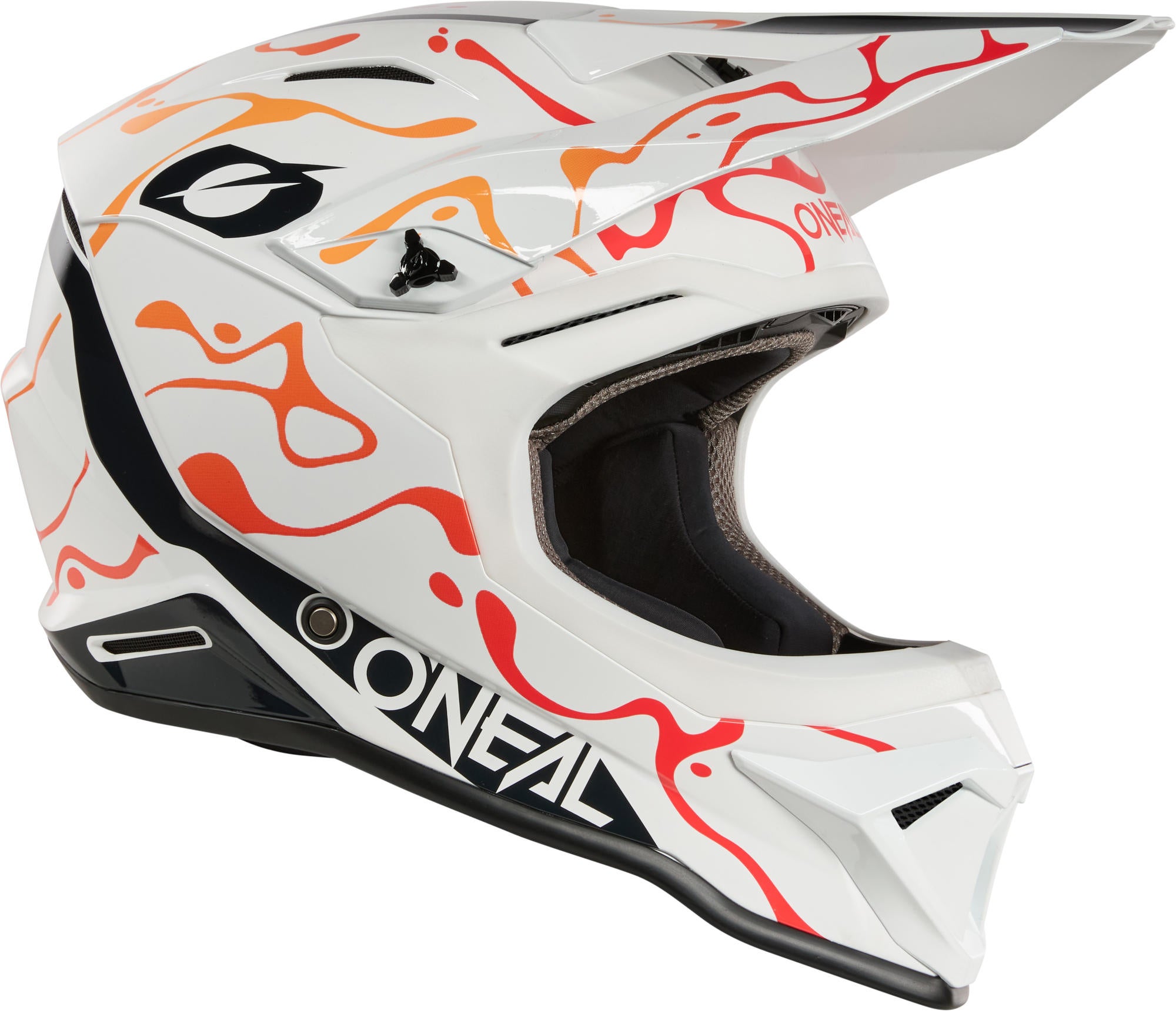 Oneal 1SRS SPLASH Motocross Helm weiß/orange M (57/58) Abbildung 3