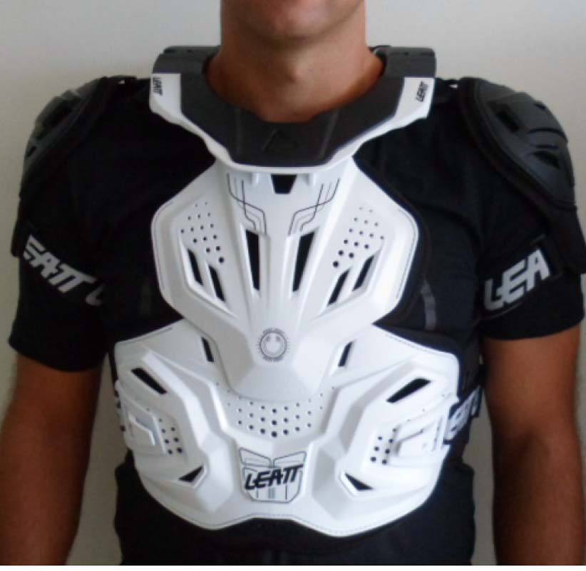 Leatt Fusion 3.0 Colete protetor Branco S/M Figura 6