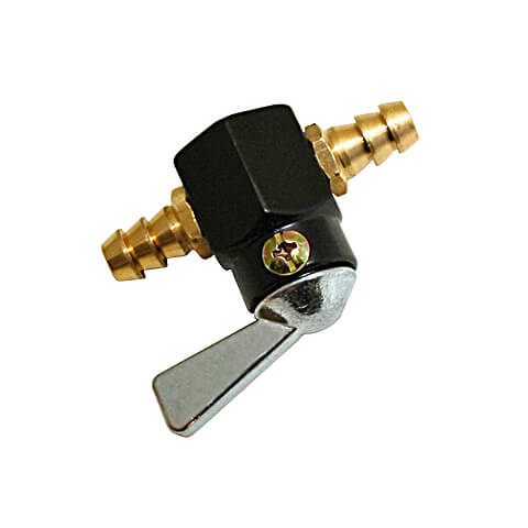 Benzin- Absperrhahn aus Metall Figura 1
