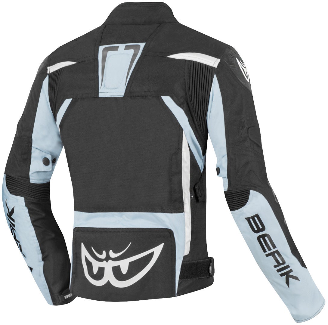 Berik Bad Eye Imperméable Dames Moto Veste Textile noir/bleu clair 48 Figure 2