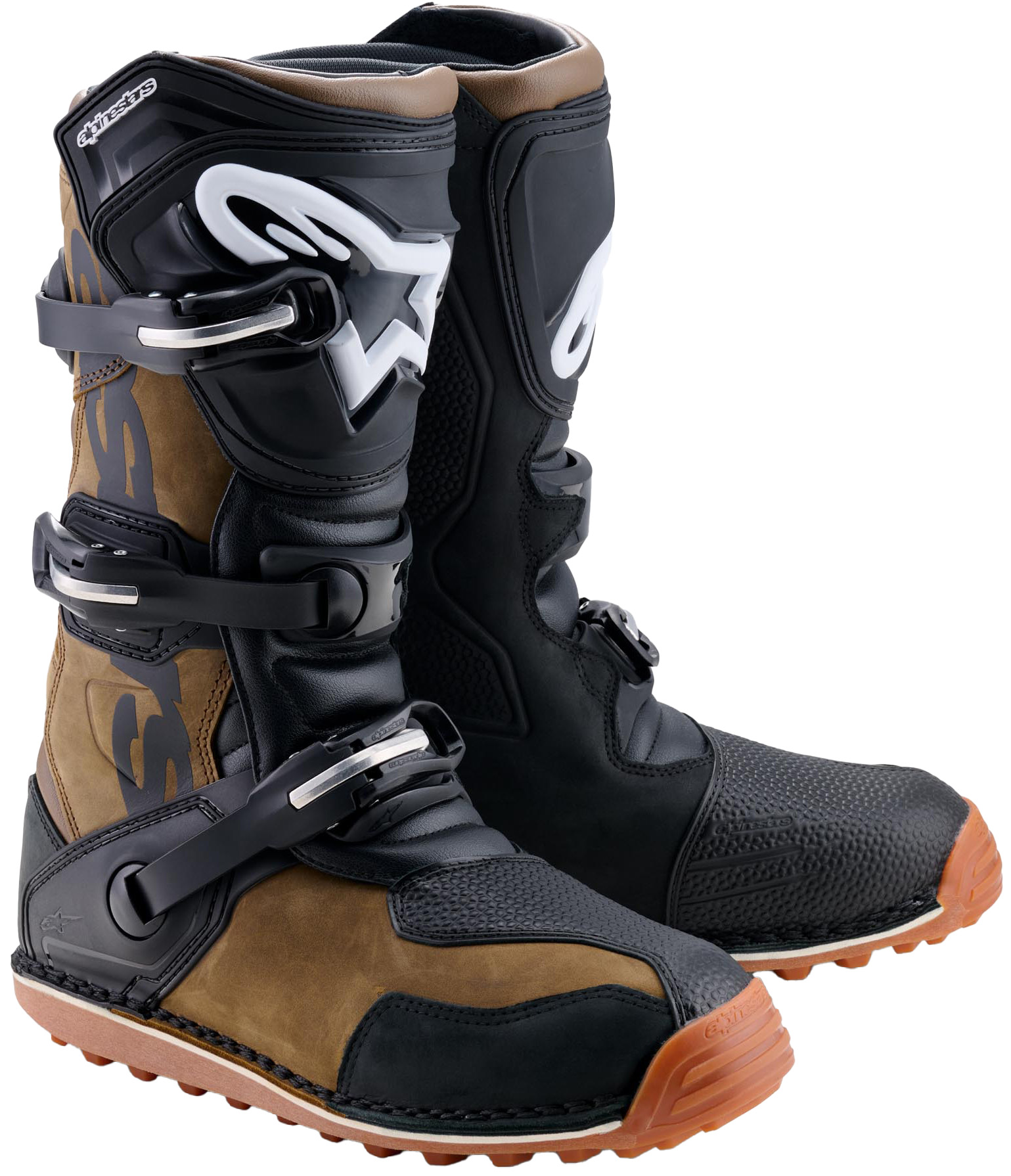 Alpinestars Tech-T Μπότες Μοτοσυκλέτας καφέ/μαύρο 5 Γράφημα 1