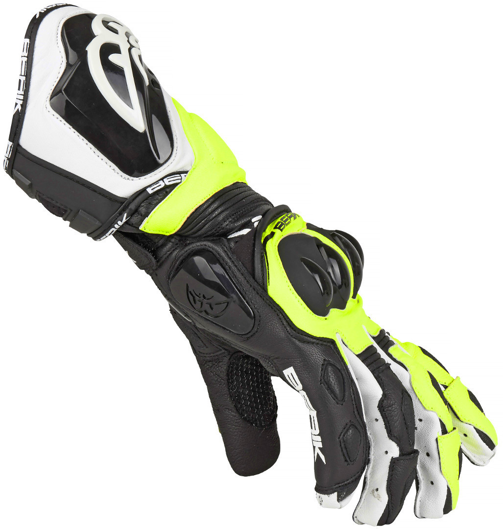 Berik Spa Motorcykelhandsker sort/gul S Figur 3