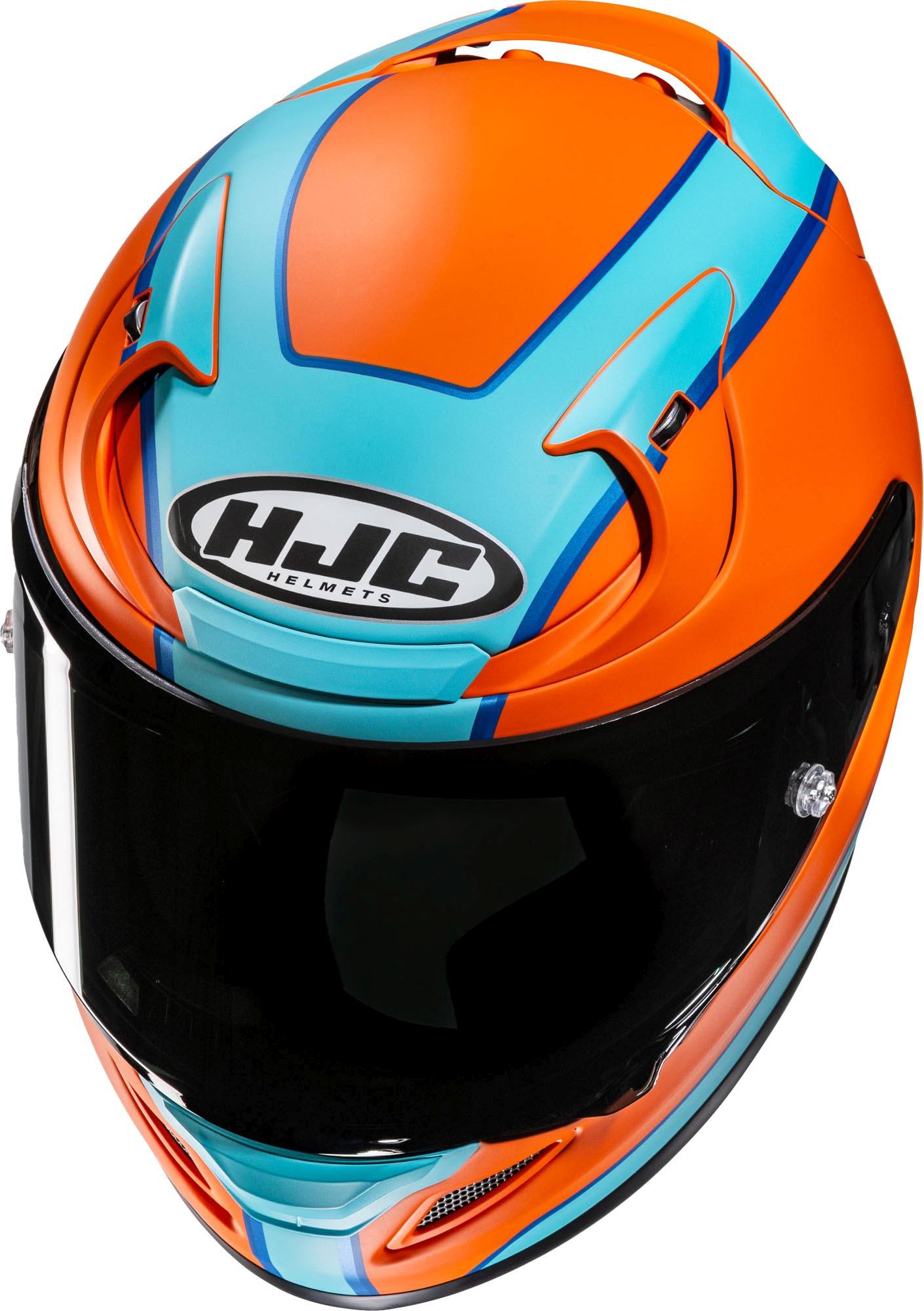 HJC RPHA 12 Respon Casco naranja/azul XL (60/61) Figura 2