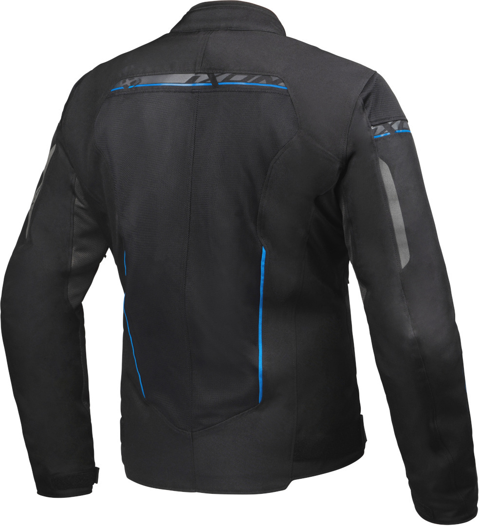 Ixon T-Rex Motorcycle Textile Jacket black/grey/blue XL Figure 2