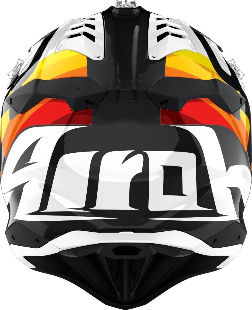 Airoh Aviator 3 Rainbow Carbon Motorcross helm Wit M (57/58) Figuur 3