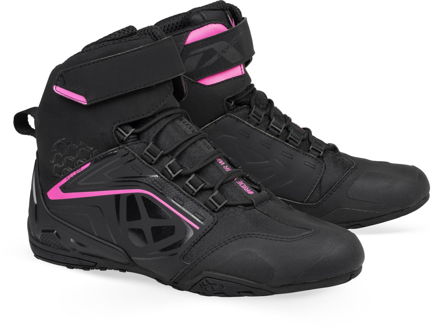 Ixon Killer WP Dame motorcykel sko sort/pink 38 Figur 1