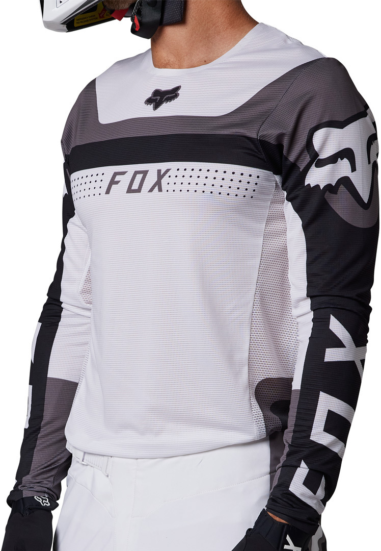 FOX Flexair Efekt Motokrosový dres černobílá XL Obrázek 6