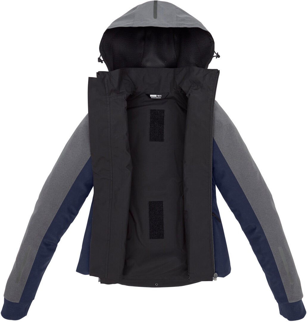 Spidi H2Out II sudadera con capucha impermeable para mujer azul/gris S Figura 3