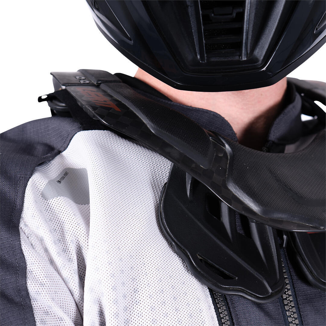 Side view of Leatt ADV Flowtour 5.5 waterproof Motorcycle Textile Jacket