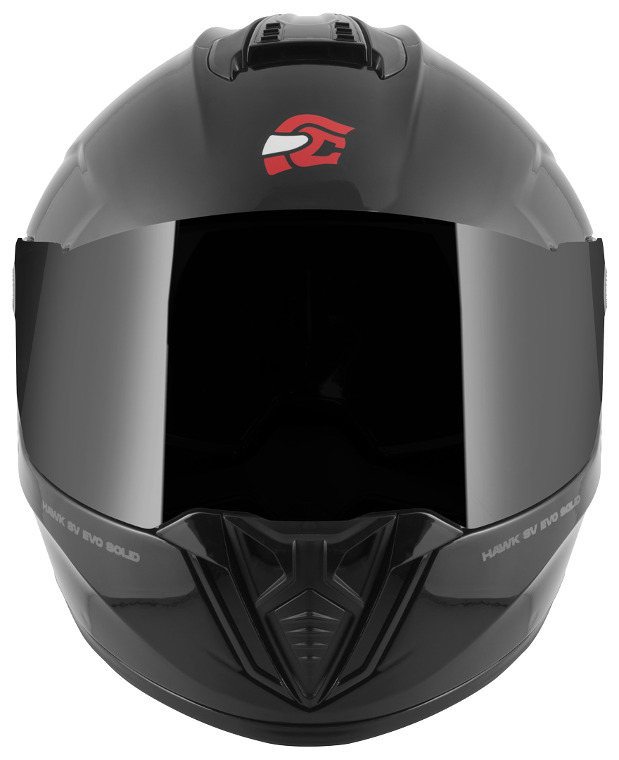 FC-Moto Hawk EVO Solid 頭盔 黑色 M 图4