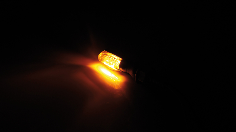 HIGHSIDER Smart Spark LED-indikator Kropp Svart / Lens Clear (Par), Fram och Bak Figur 6