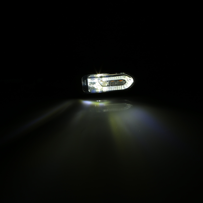 HIGHSIDER Smart Namiko-TS LED 2in1 Indikator DRL Kombination Body Svart / Lins Rökt (Par), Fram Figur 6