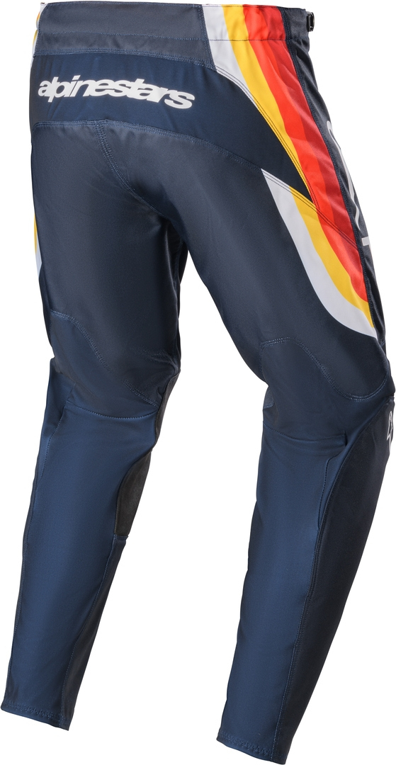 Alpinestars Fluid Corsa Pantaloni de motocross Albastru/Galben/Roșu 34 Figura 2