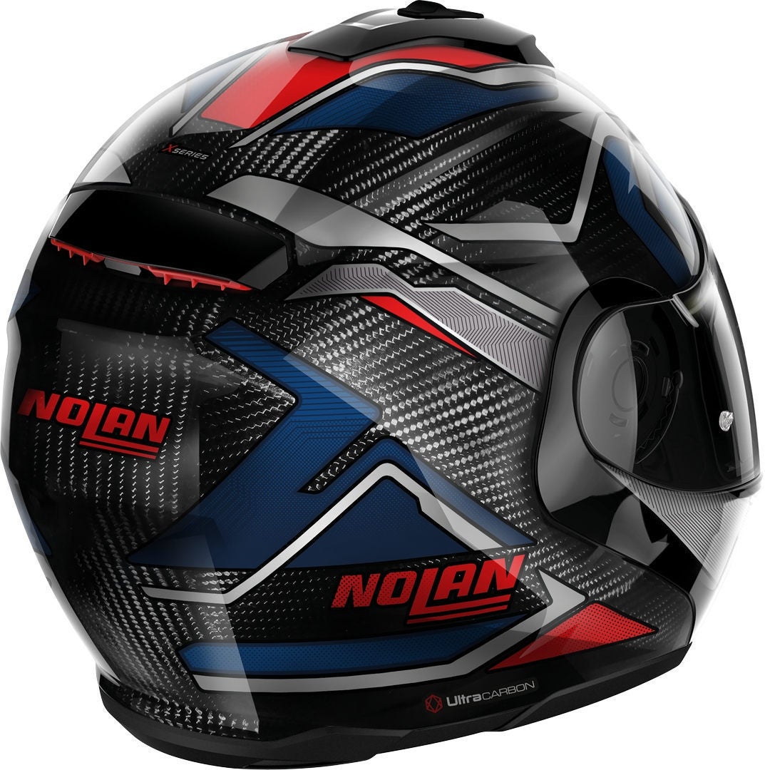 Nolan X-1005 Ultra Carbon Sandglas N-Com Casco nero/rosso/blu L (60) Figura 4