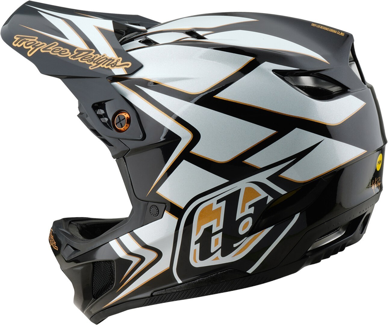 Troy Lee Designs D4 Mips Ghostwing Composite Downhill Helmet XL (60/61) Figure 3