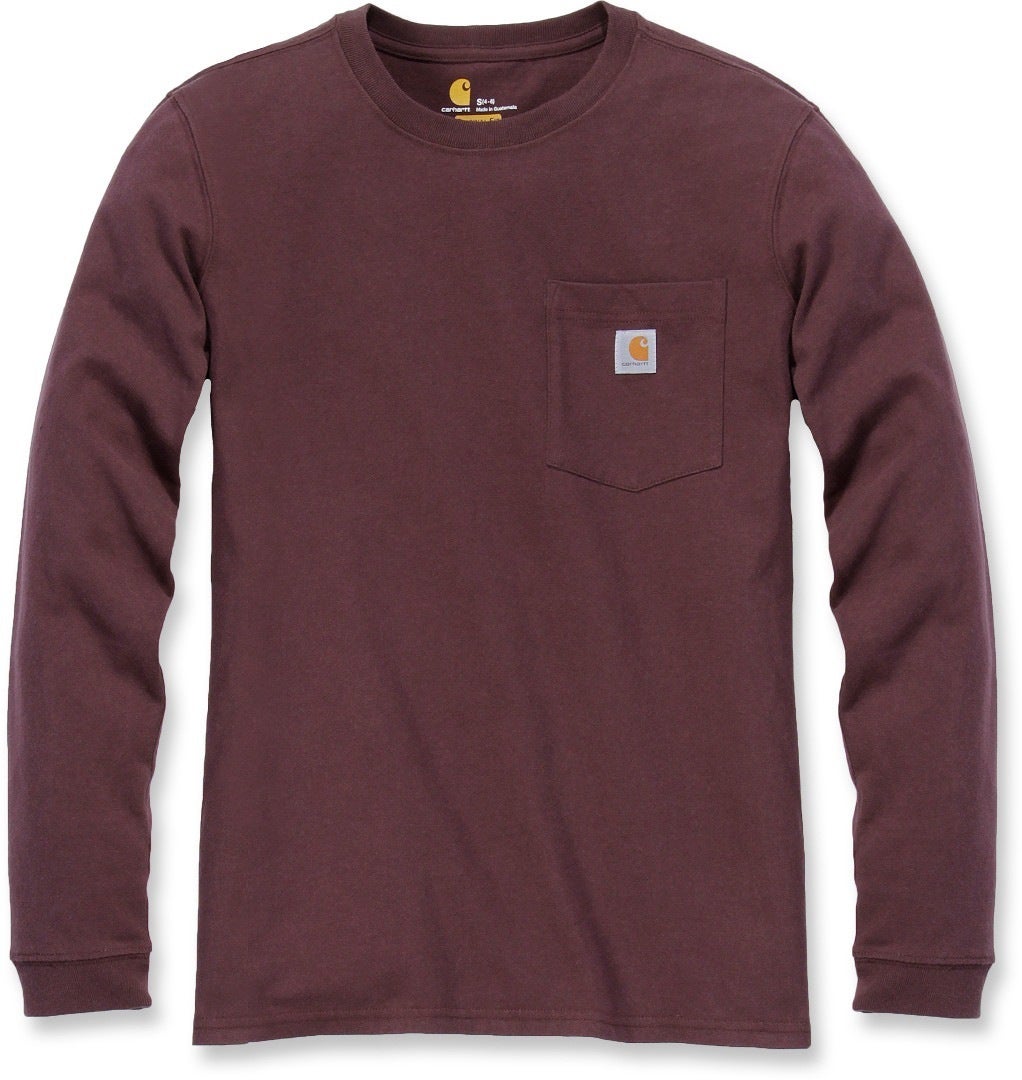 Carhartt Workwear Pocket Camicia manica lunga donna Rosso Borgogna M Figura 1