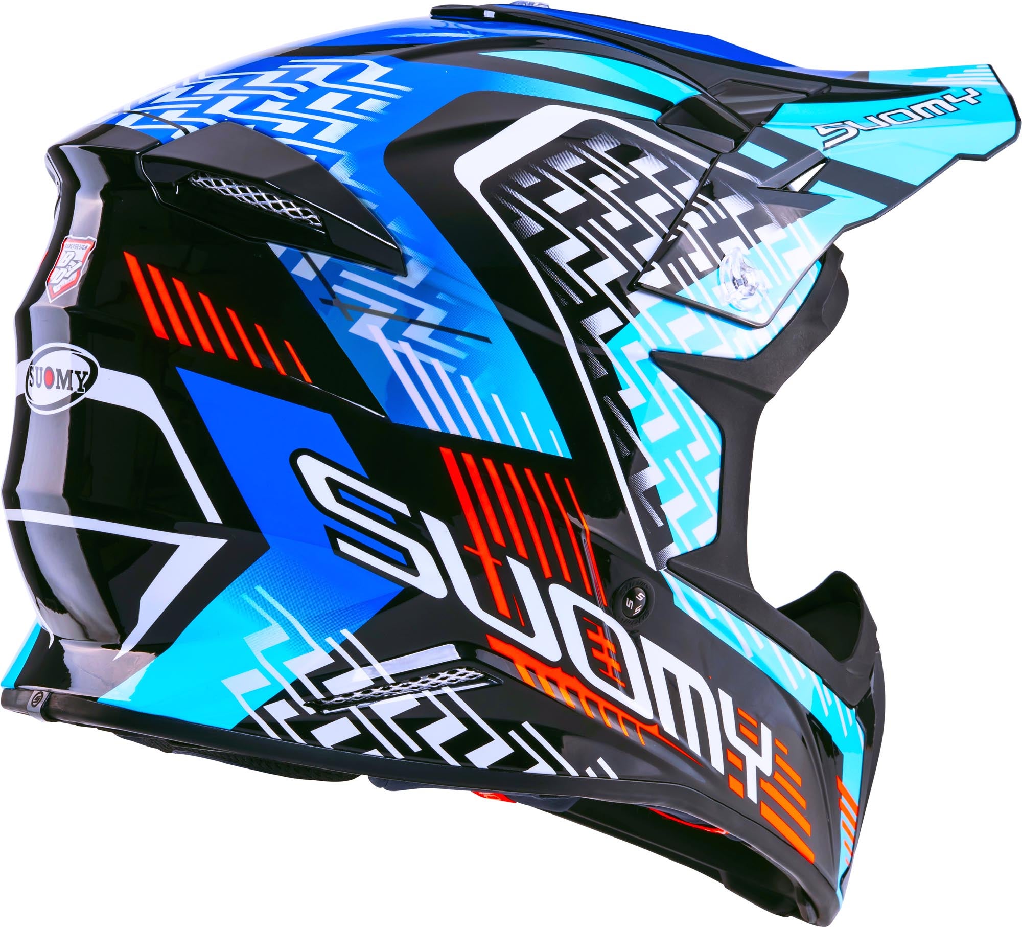 Suomy X-Wing Motley Casco da motocross nero/blu L (59/60) Figura 5