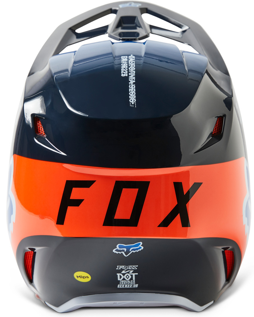 FOX V1 Toxsyk Casco Motocross blu M (57/58) Figura 2