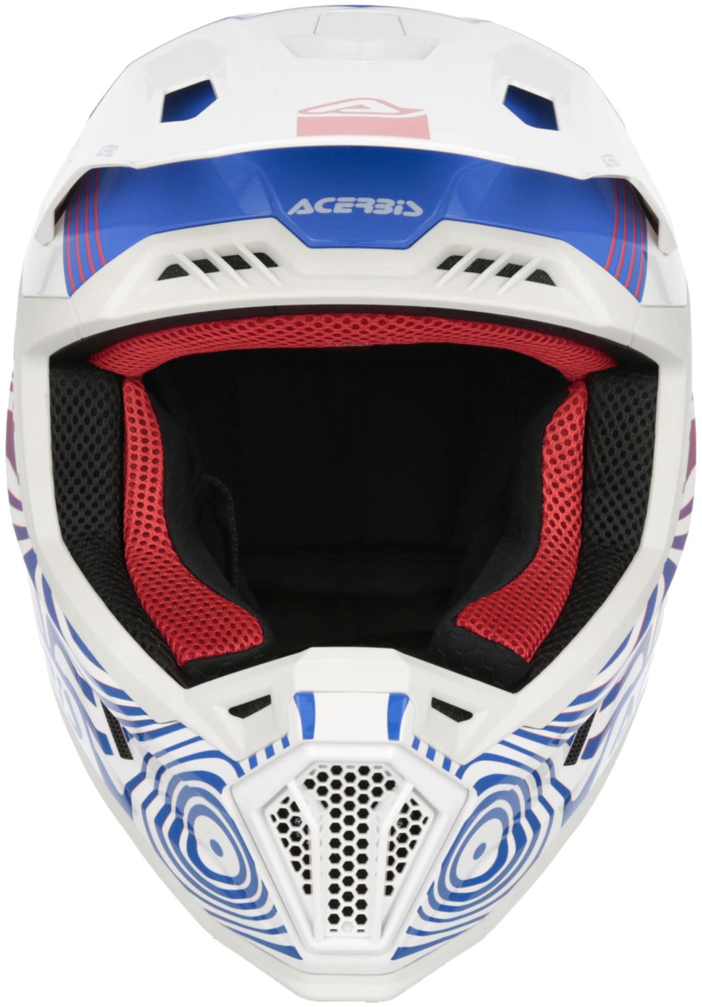Acerbis Whoops Graphic Casque de motocross Blanc/Bleu/Rouge S (55/56) Figure 4