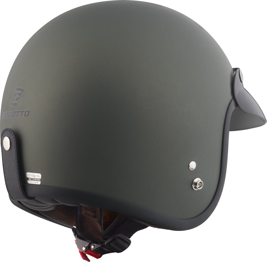 Bogotto H541 Solid Jet Helmet green matt M (57/58) Figure 3