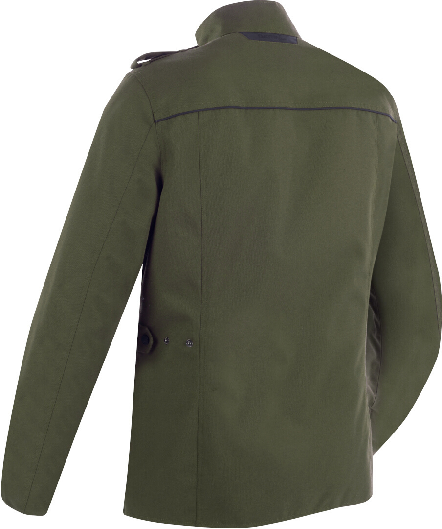 Bering Norris Evo vattentät motorcykel textil jacka Khaki L Figur 2