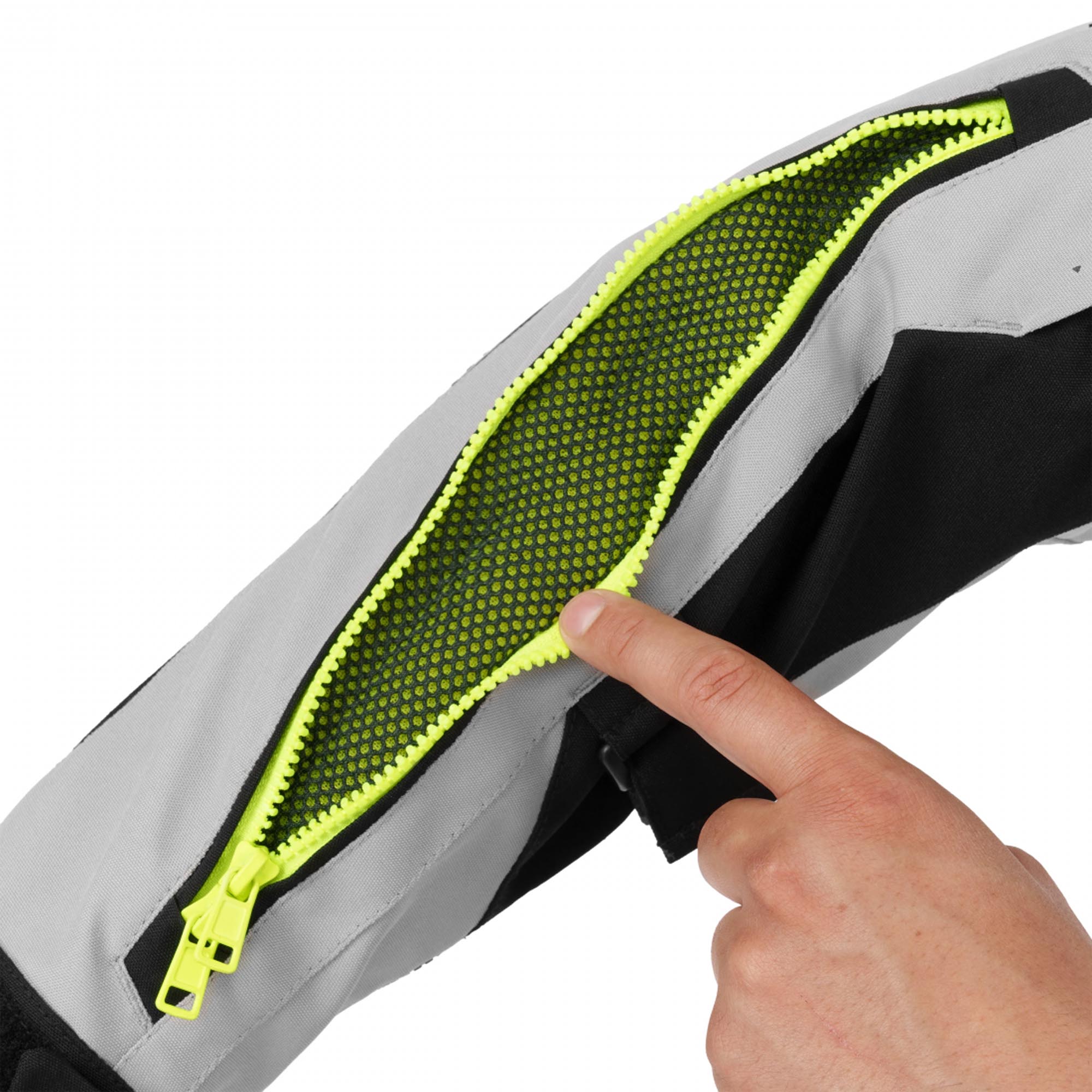 SHIMA Hero 3.0 Motorcycle Textile Jacket grey/yellow L Figure 15