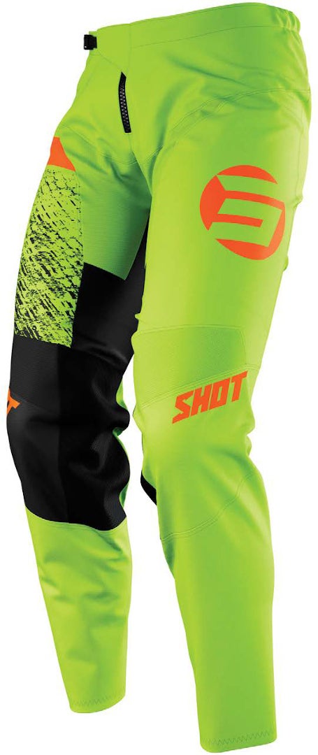 Shot Devo Roll Børn Motocross Bukser grøn/orange 4/5 Figur 1
