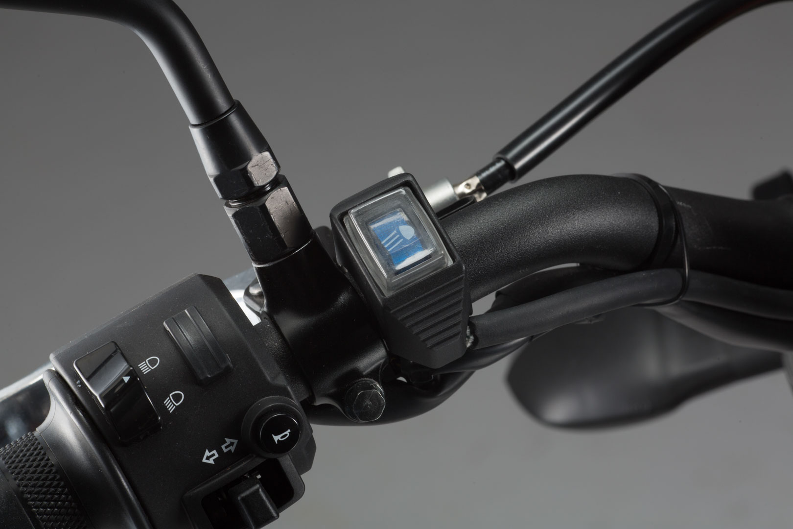 Comutator de fază lungă SW-Motech EVO pentru cockpit - Pentru faza lungă. Albastru aprins. Figura 2