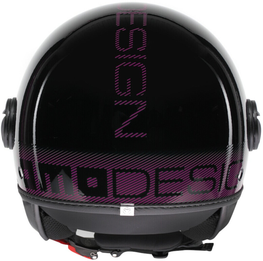 MOMO FGTR Classic Stripes Casco Jet nero/rosa M (57/58) Figura 3