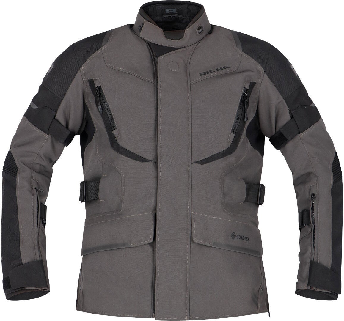 Richa Cyclone 2 Gore-Tex waterproof Ladies Motorcycle Textile Jacket dark grey/black XXL Figure 2