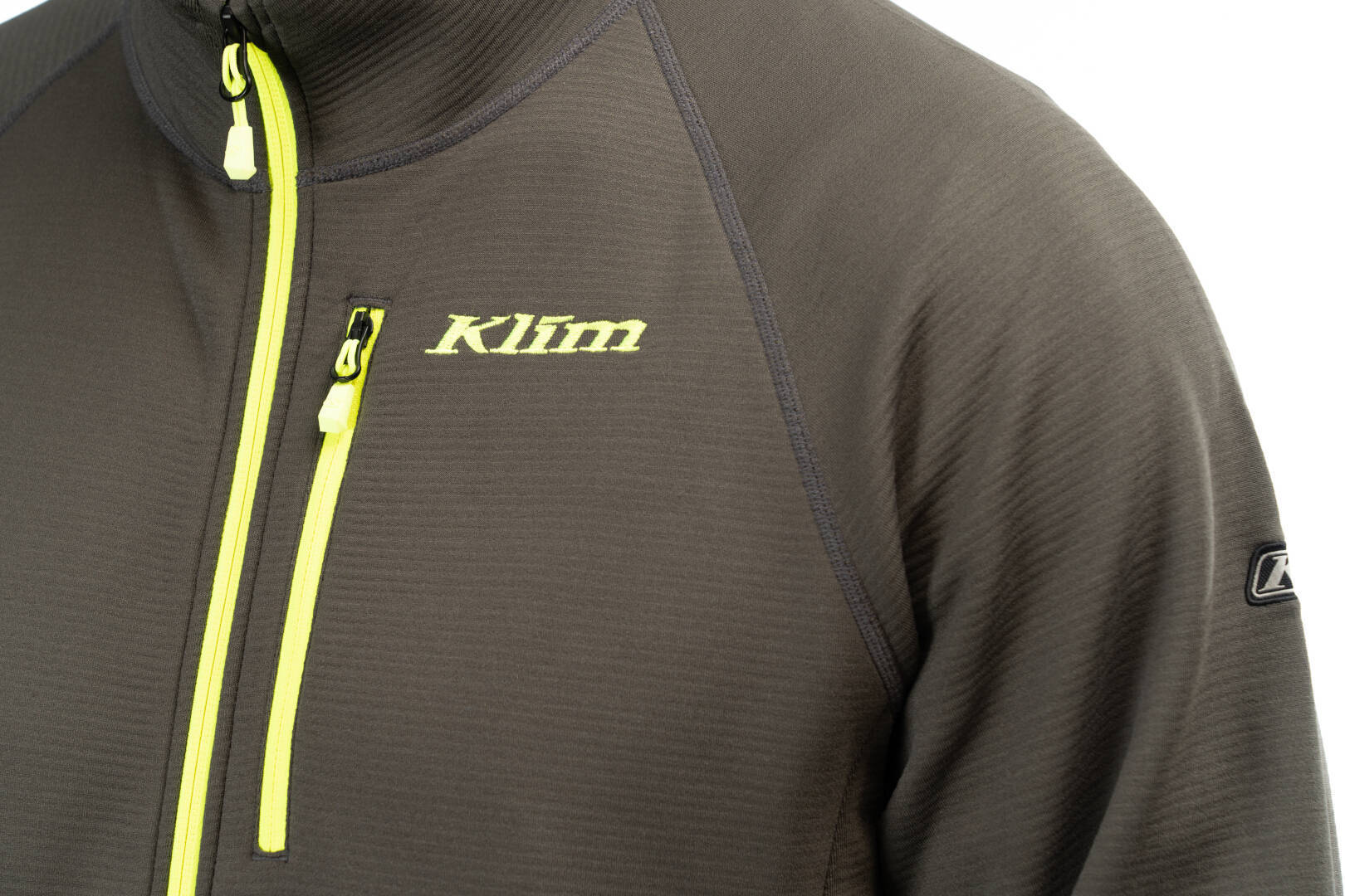 Klim Highline Fleecetakki Harmaa/keltainen L Kuva 3