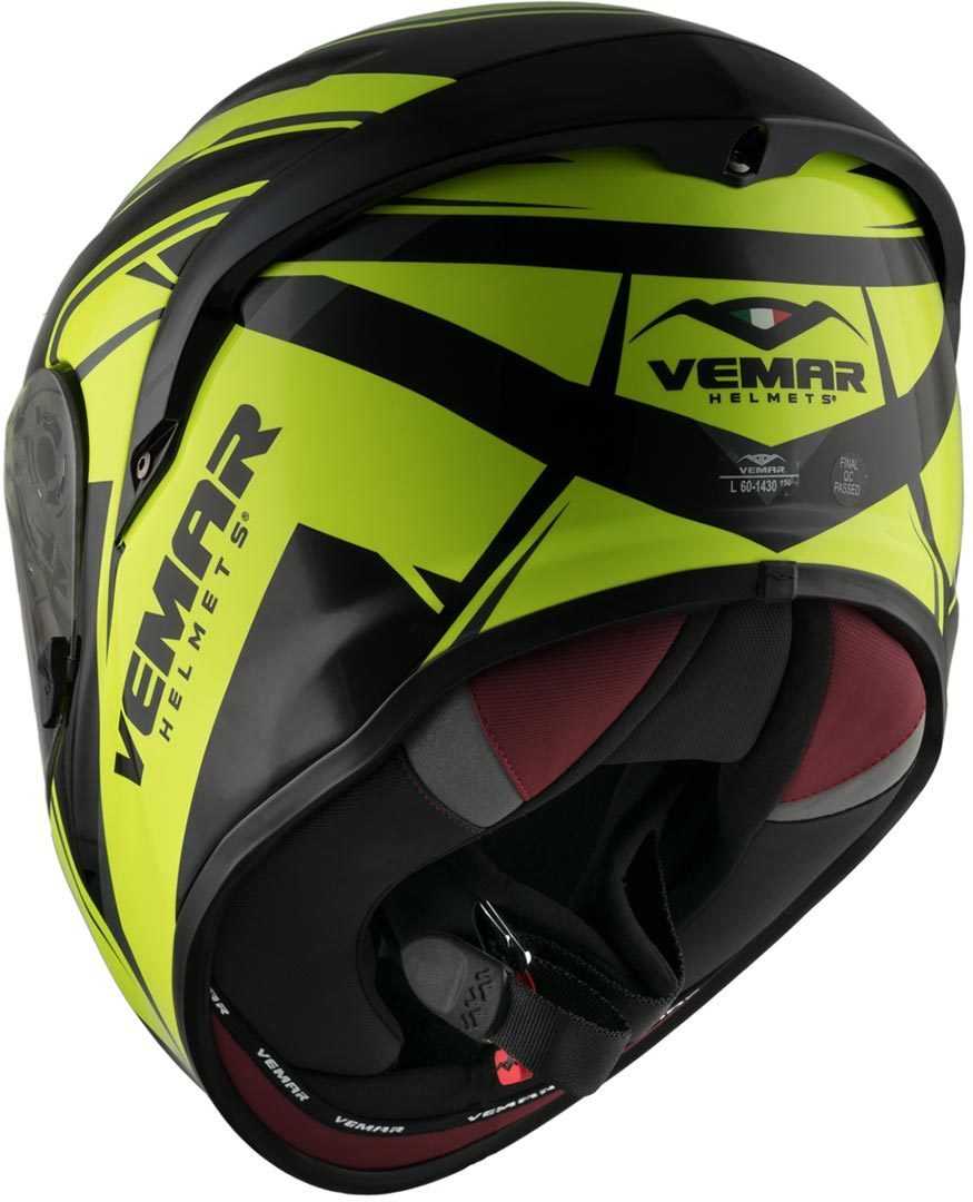 Vemar Hurricane Spark casco amarillo/negro M (57/58) Figura 5