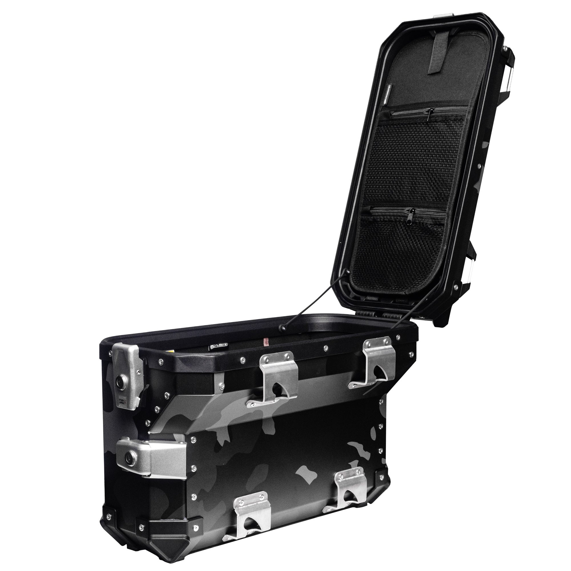 FC-Moto Terreno EVO Camo 36 L Alu Side Case left with cutout black camouflage Figure 8