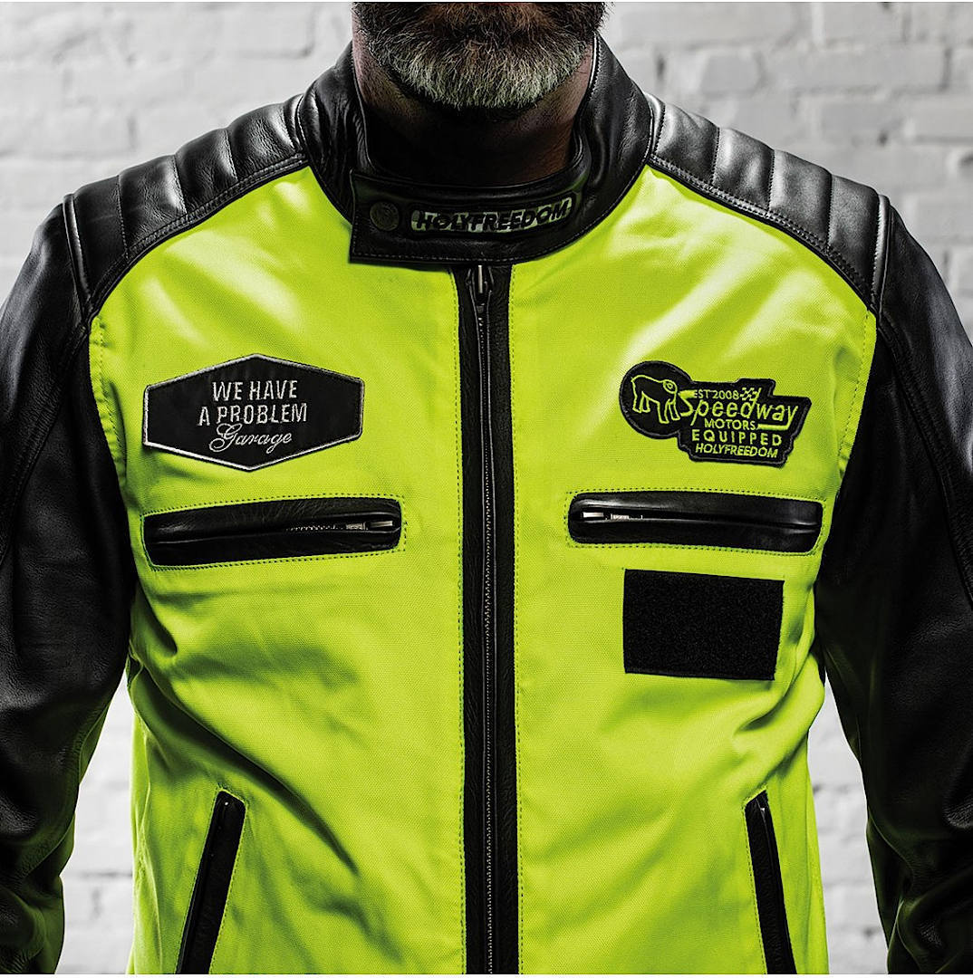 HolyFreedom Zero Vision Motorrad Lederjacke XL Abbildung 8