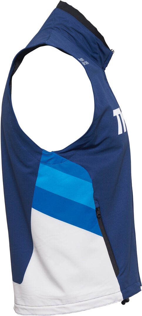 Thor Warm Up Chaleco de Motocross Azul oscuro/blanco L Figura 2