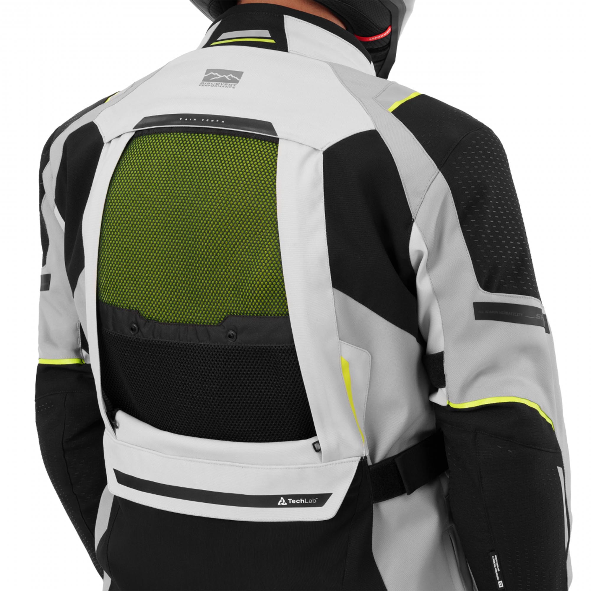 SHIMA Hero 3.0 Motorcycle Textile Jacket grey/yellow M Figure 11