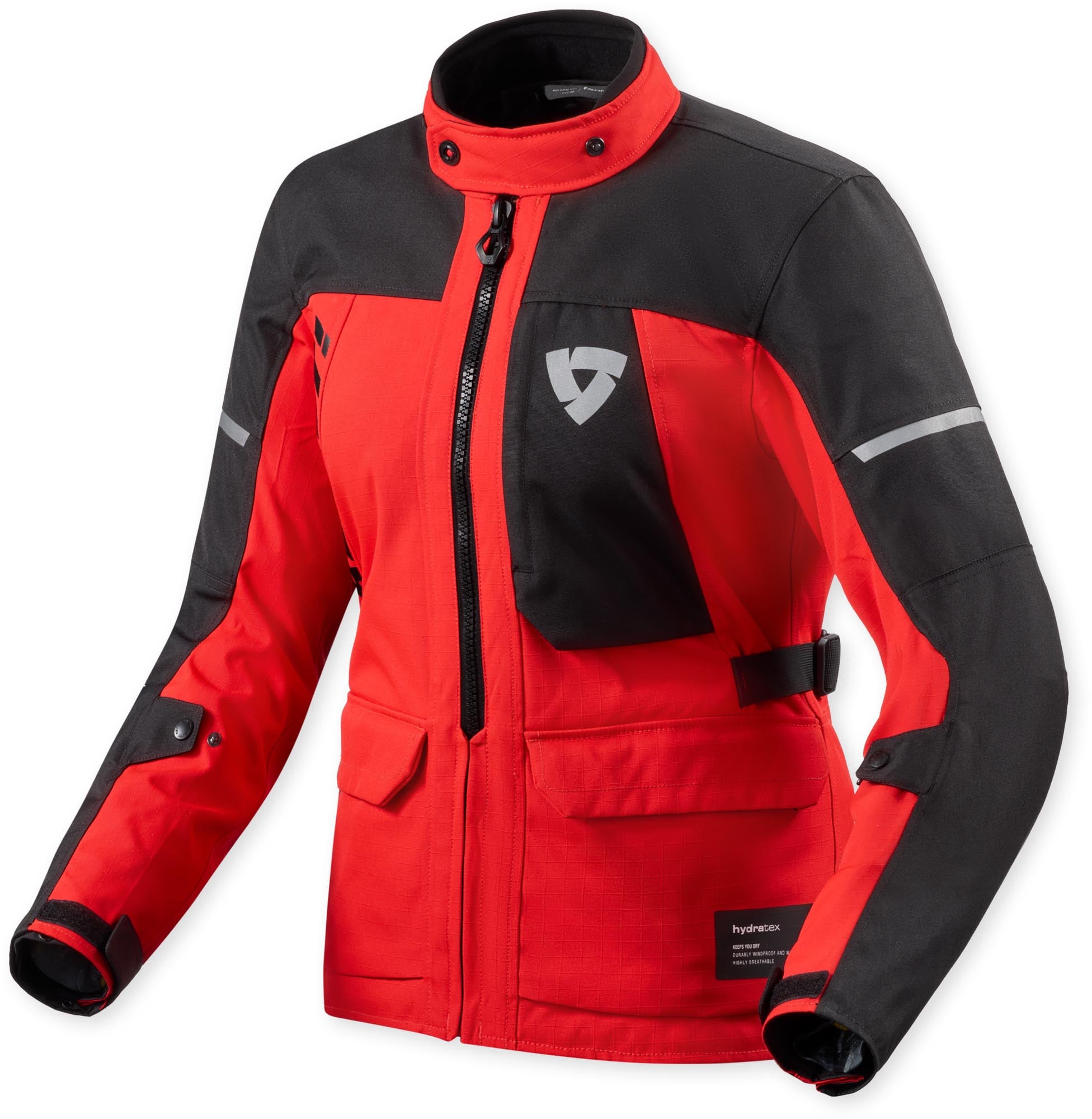 Revit Convergent H2O waterproof Ladies Motorcycle Textile Jacket red/black 42 Figure 1