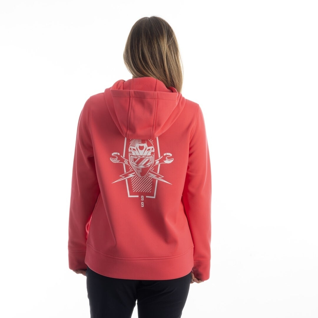 Side view of Klim Petrol Ladies Hoodie