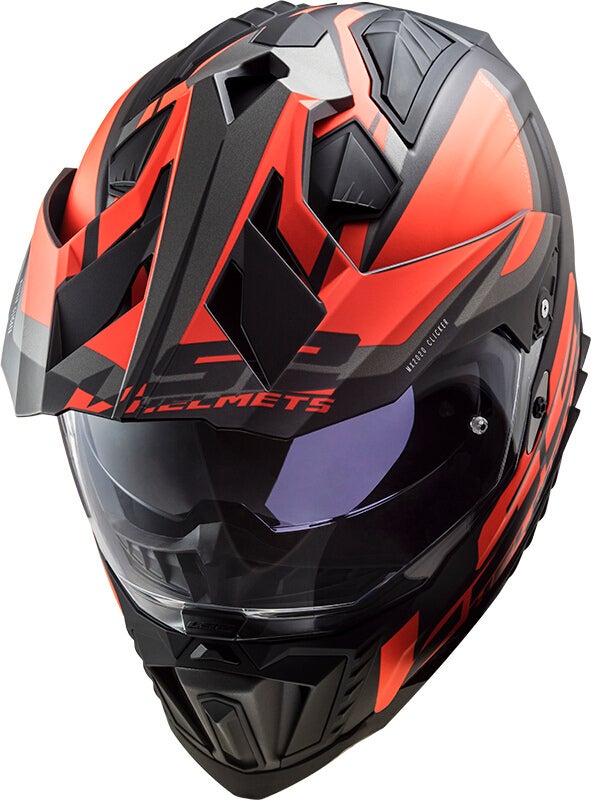 Side view of LS2 MX701 Explorer Alter Matt Motocross Helmet