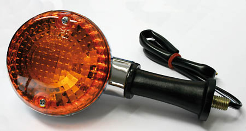 HIGHSIDER Smart OEM-stil Kawasaki Lampa Indikator Kropp Krom / Lins Orange (1st), Fram & Bak Figur 2