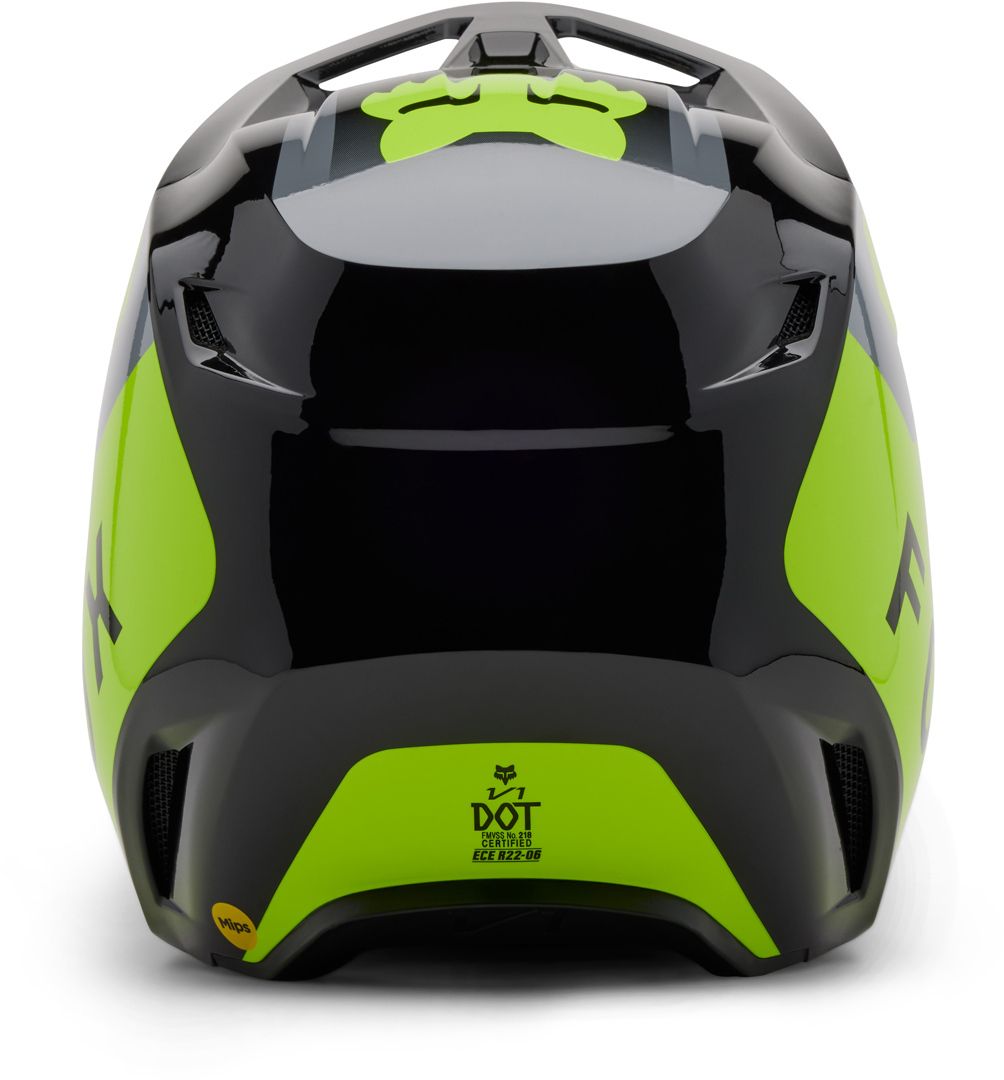 FOX V1 Lean MIPS Casco da motocross grigio/giallo M (57/58) Figura 3