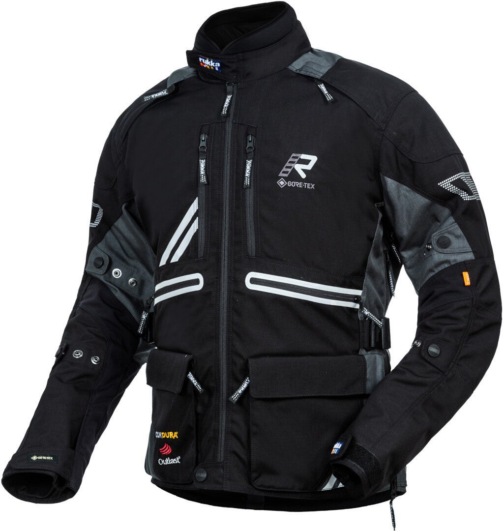 Rukka Offlane Moto textilní bunda Černá/tmavě šedá 66 Obrázek 1