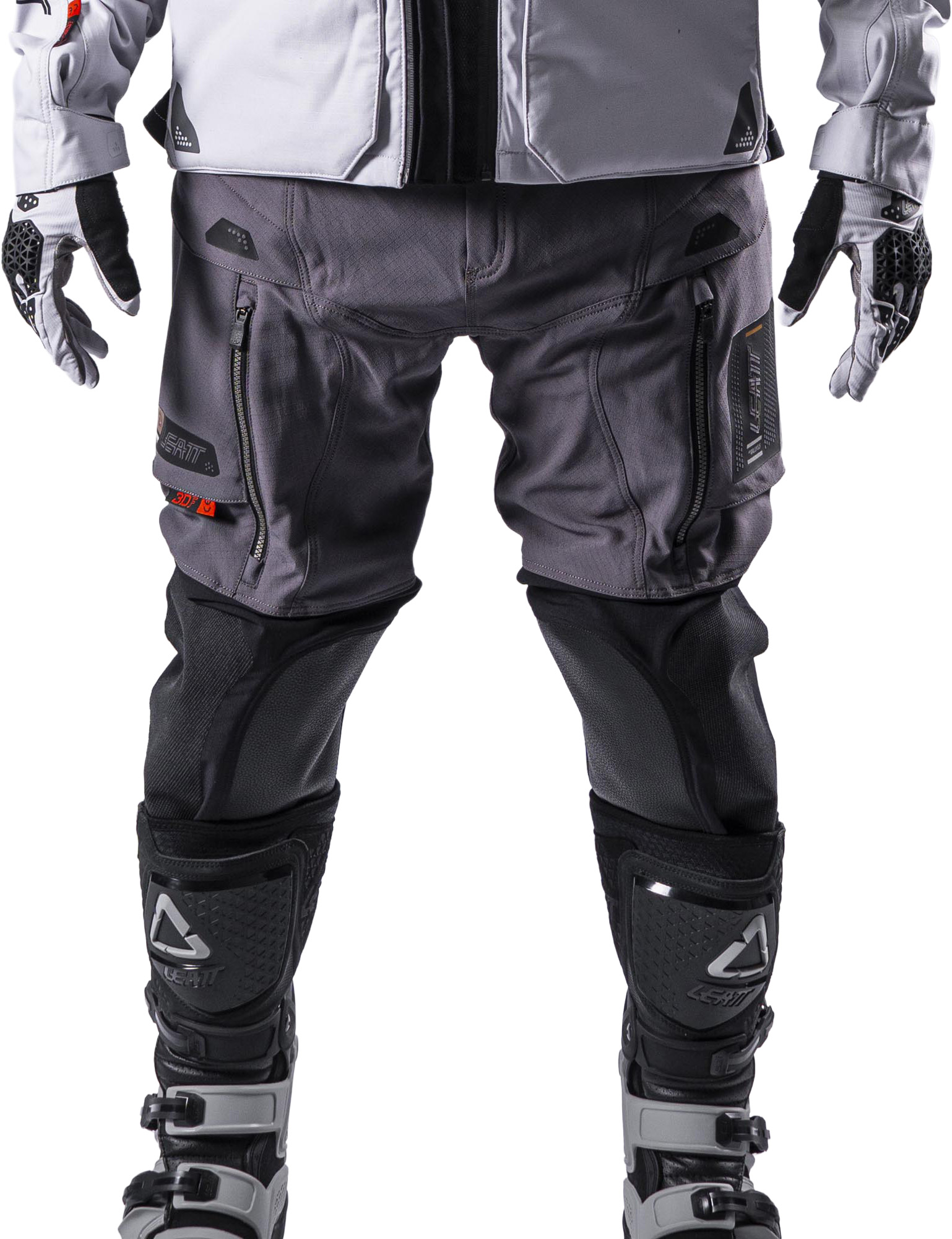 Leatt ADV Rally 7.5 HydraDri waterproof Motorcycle Textile Pants black/grey 2XL Figure 3