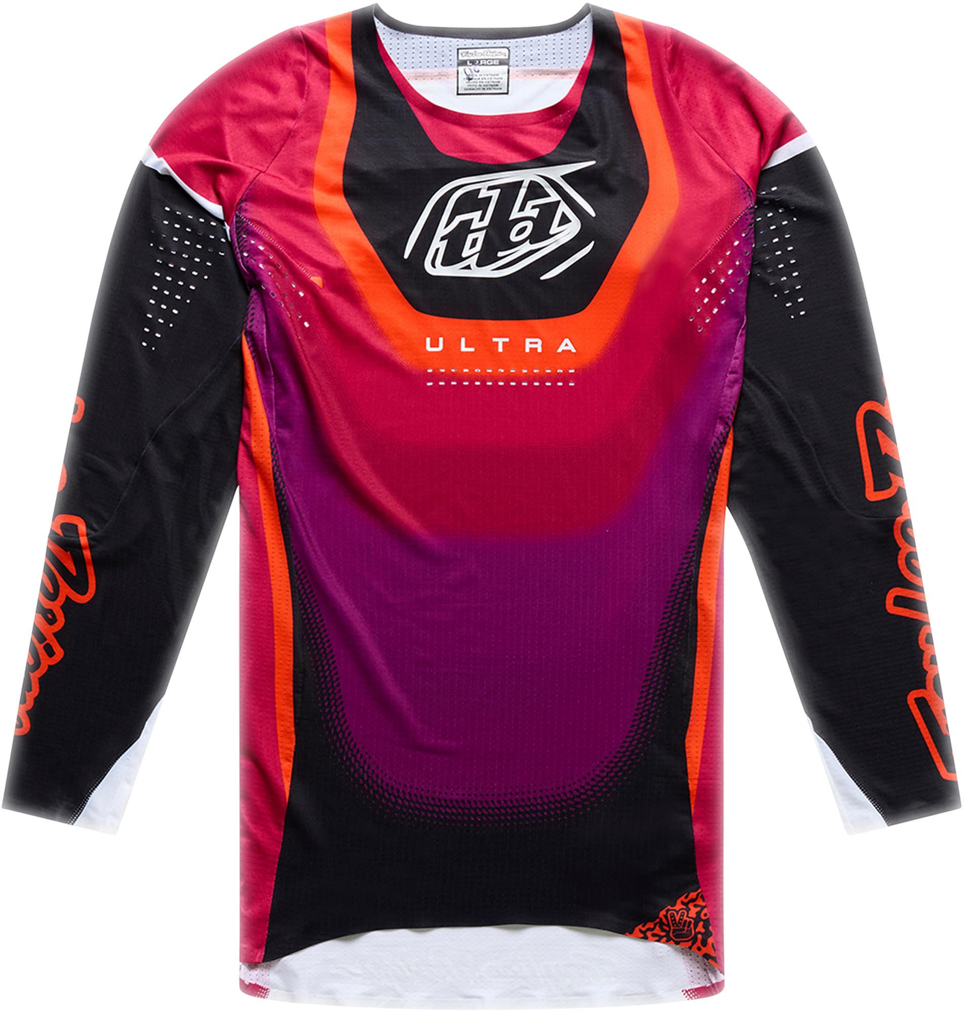 Troy Lee Designs SE Ultra Vision Motocross Jersey schwarz/lila M Abbildung 1