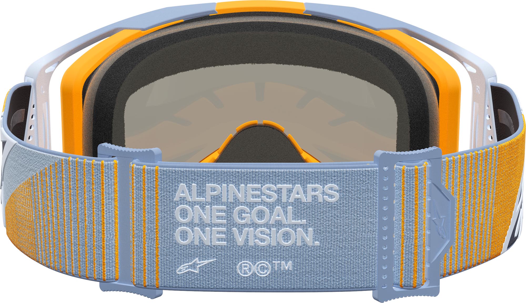 Alpinestars Vision 8 Maven Mirror Motocross Goggles blue/orange Figure 2