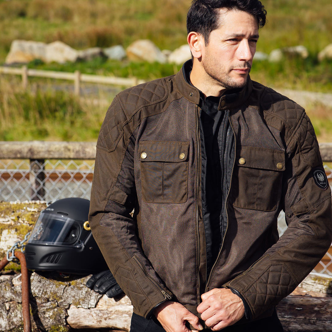 Merlin Shenstone II Cotec Air Motorcycle Textile Jacket olive XL Figure 5