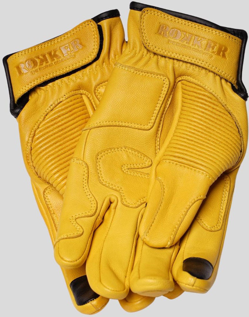 Rokker Tucson Motorradhandschuhe gelb 3XL Abbildung 2